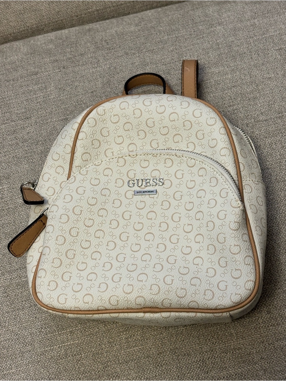 GUESS Manhattan Monogram Mini Backpack